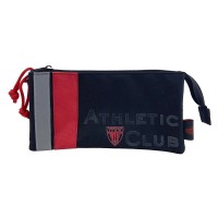 канцеларски,принадлежности,athletic,club,reflective,collection,triple,pencil,case,red,(black)