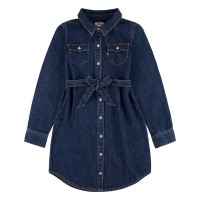 риза,с,дълъг,ръкав,дамски,поли,и,рокли,levi´s,®,western,shirt,long,sleeve,short,dress,blue,(blue)