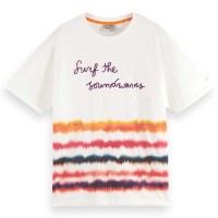 тениска,мъжки,тениски,дамски,тениски,scotch,&,soda,surf,artwork,short,sleeve,t,shirt,white,(off,white)