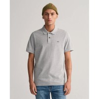 мъжки,блузи,с,яка,gant,reg,shield,short,sleeve,polo,grey,melange,(grey)