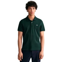 мъжки,блузи,с,яка,gant,reg,shield,short,sleeve,polo,tartan,green,(green)