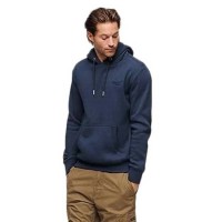 суичър,мъжки,пуловери,superdry,essential,logo,hoodie,vintage,navy,marl,(blue)
