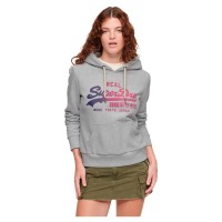 суичър,дамски,блузи,superdry,tonal,vintage,logo,graphic,hoodie,grey,(flake,grey,marl)