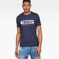 тениска,мъжки,тениски,g,star,graphic,4,ribbed,neck,short,sleeve,t,shirt,sartho,blue,(blue)