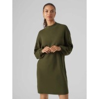 рокля,дамски,поли,и,рокли,vero,moda,nancy,long,sleeve,short,dress,green,(rifle,green)