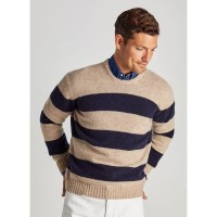 блуза,мъжки,пуловери,façonnable,lmswool,stripe,sweater,beige