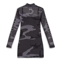 рокля,дамски,поли,и,рокли,grimey,tusker,temple,micro,mesh,long,sleeve,short,dress,grey,(black)