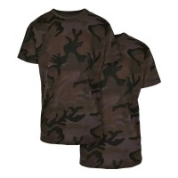 тениска,мъжки,тениски,дамски,тениски,build,your,brand,by079a,short,sleeve,t,shirt,2,units,brown,(dark,camo)