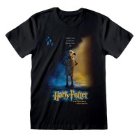 тениска,мъжки,тениски,heroes,official,harry,potter,dobby,poster,short,sleeve,t,shirt,black,(blue)