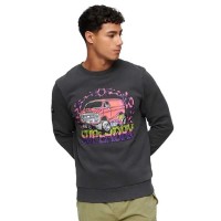 блуза,мъжки,пуловери,superdry,motor,retro,graphic,sweatshirt,mid,grey,(grey)