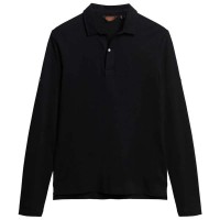 блуза,с,дълъг,ръкав,мъжки,блузи,с,яка,superdry,studios,jersey,long,sleeve,polo,black