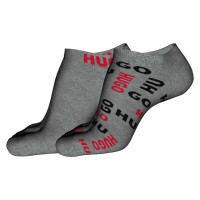 чорапи,мъжки,чорапи,hugo,as,logoallover,cc,10249362,socks,2,pairs,grey,(medium,grey)