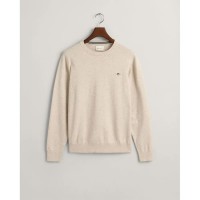 блуза,мъжки,пуловери,gant,8030561,classic,sweater,beige,(light,beige,melange)