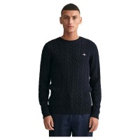 блуза,мъжки,пуловери,gant,cable,sweater,evening,blue,(black)