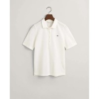 дамски,блузи,с,яка,gant,slim,shield,short,sleeve,polo,eggshell,(beige)