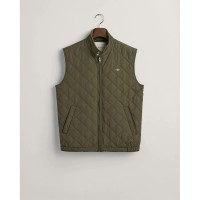 елек,мъжки,жилетки,gant,windcheater,vest,green,(juniper,green)