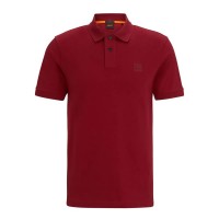 мъжки,блузи,с,яка,boss,passenger,short,sleeve,polo,open,red,(red)
