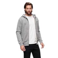 блуза,мъжки,пуловери,superdry,essential,logo,full,zip,sweatshirt,dark,grey,fleck,marl,(grey)
