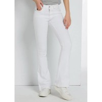 дънки,дамски,панталони,lois,jeans,flare,low,waist,pants,white,(white)