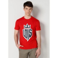тениска,мъжки,тениски,lois,jeans,short,sleeve,t,shirt,red