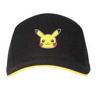 шапка,всички,шапки,heroes,inc,pokemon,pikachu,badge,cap,black,(black)