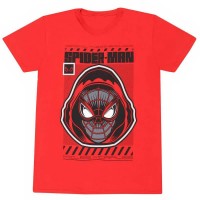 тениска,мъжки,тениски,дамски,тениски,heroes,inc,spider,man,miles,morales,video,game,short,sleeve,t,shirt,red,(red)