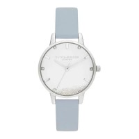 часовник,часовници,olivia,burton,ob16sg07,watch,clear,(silver,blue,silver)