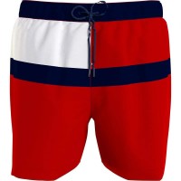 бански,гащета,мъжки,бански,костюми,tommy,hilfiger,um0um03259,swimming,shorts,red,(primary,red)