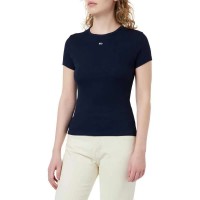 тениска,дамски,тениски,tommy,jeans,slim,essential,ext,short,sleeve,t,shirt,dark,night,navy,(blue)