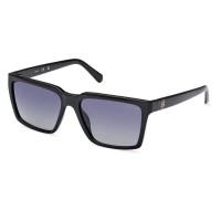 слънчеви,очила,слънчеви,очила,guess,gu00084,sunglasses,shiny,black,smoke,polarized