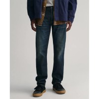 дънки,мъжки,панталони,gant,1000271,slim,fit,jeans,dark,blue,archive,(blue)