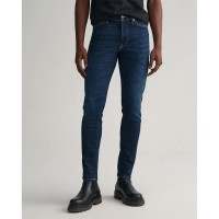 дънки,мъжки,панталони,gant,active,recover,slim,fit,jeans,dark,blue,worn,in,(blue)