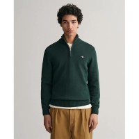 блуза,мъжки,пуловери,дамски,пуловери,gant,casual,half,zip,sweater,green,(tartan,green)