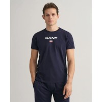 тениска,мъжки,тениски,дамски,тениски,gant,jersey,short,sleeve,t,shirt,blue,(evening,blue)