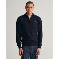 блуза,мъжки,пуловери,gant,superfine,lambswool,half,zip,sweater,marine,(blue)