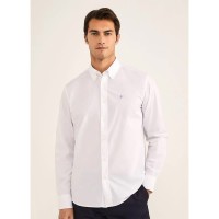 риза,с,дълъг,ръкав,мъжки,ризи,façonnable,clb,bd,9,back,long,sleeve,shirt,white