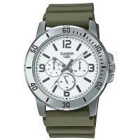 часовник,часовници,casio,mtp,vd300,3b,collection,watch,green,(silver,grey,olive,green,white)