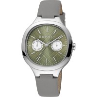 часовник,часовници,esprit,momo,watch,silver,grey,stone,grey,green,(grey)