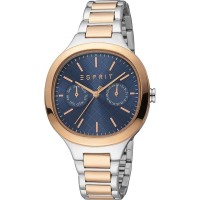 часовник,часовници,esprit,momo,watch,silver,grey,rose,gold,silver,grey,rose,gold,night,blue,(golden)
