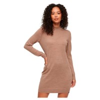 рокля,дамски,поли,и,рокли,superdry,studios,merino,mini,dress,bison,marl,(brown)