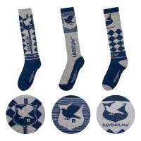 чорапи,мъжки,чорапи,дамски,чорапи,cinereplicas,ravenclaw,high,top,long,socks,3,pairs,multicolor,(multicolor)