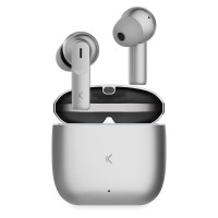 слушалки,слушалки,ksix,meteor,wireless,earphones,silver