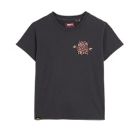 тениска,дамски,тениски,superdry,tattoo,rhinestone,fitted,short,sleeve,t,shirt,charcoal,(grey)