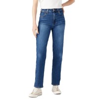 дънки,дамски,панталони,wrangler,112342835,mom,straight,fit,jeans,blue
