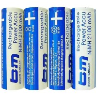 батерии,busch&muller,2100mah,rechargeable,battery,silver,(multicolor)