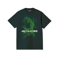 тениска,мъжки,тениски,jack,&,jones,splash,ocean,short,sleeve,t,shirt,black,(green)