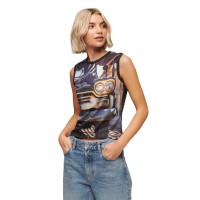 тениска,дамски,тениски,superdry,sub,print,sleeveless,t,shirt,car,aop,(brown)