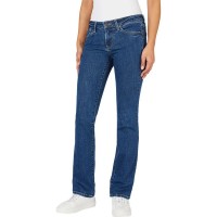 дамски,панталони,pepe,jeans,pl204594,bootcut,slim,fit,jeans,denim,(blue)