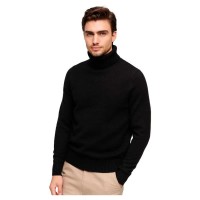 блуза,мъжки,пуловери,superdry,brushed,high,neck,sweater,black