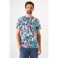 тениска,мъжки,тениски,garcia,q41007,short,sleeve,t,shirt,marine,(multicolor)